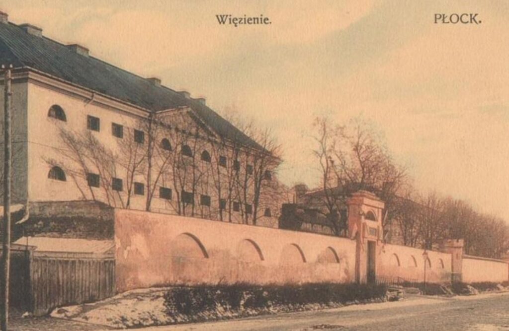 Pocztówka z Płocka. Płockie więzienie w 1917 r.